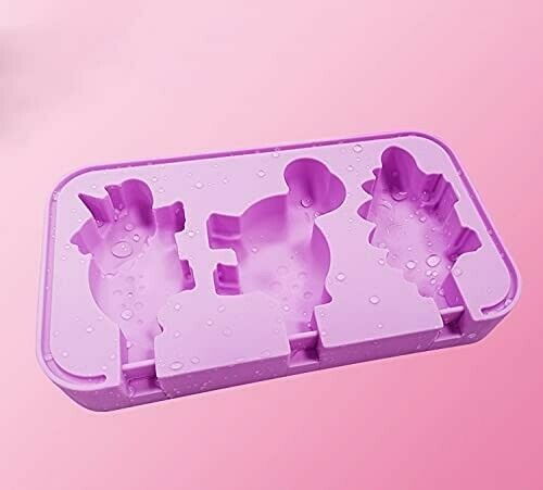 🔥2 Pack Silicone Popsicle Molds,3 Dinosaur and 3 Marine Animal Molds🔥 - Fresh Stock Dated February 2026