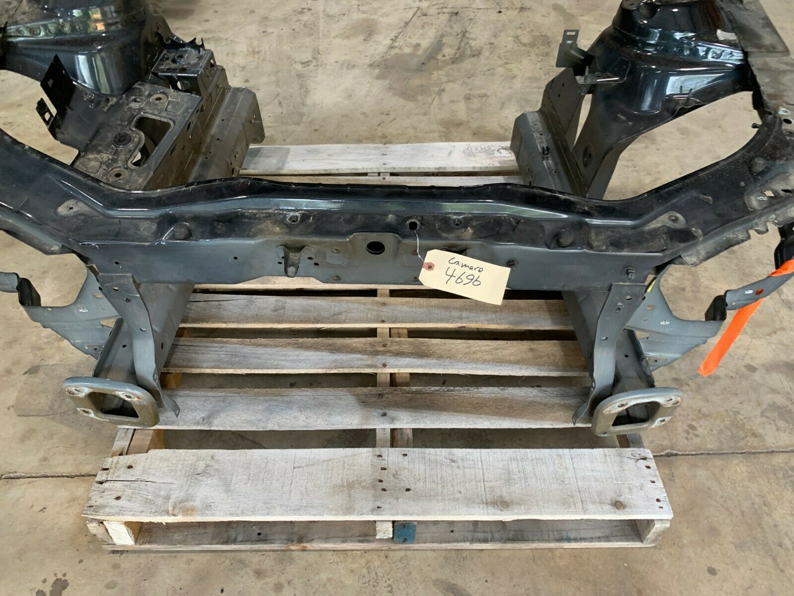 2012 CAMARO SS OEM FRONT RADIATOR CORE SUPPORT FRAME RAIL CUT - Fresh Stock Dated December 2025