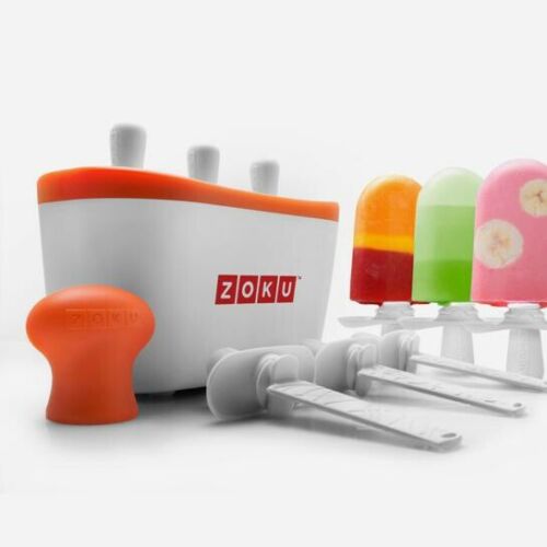Zoku Triple 3x Quick Pop Makes Up To 9 Popsicles Ice Cream Maker Pre Owned - Fresh Stock Dated February 2026