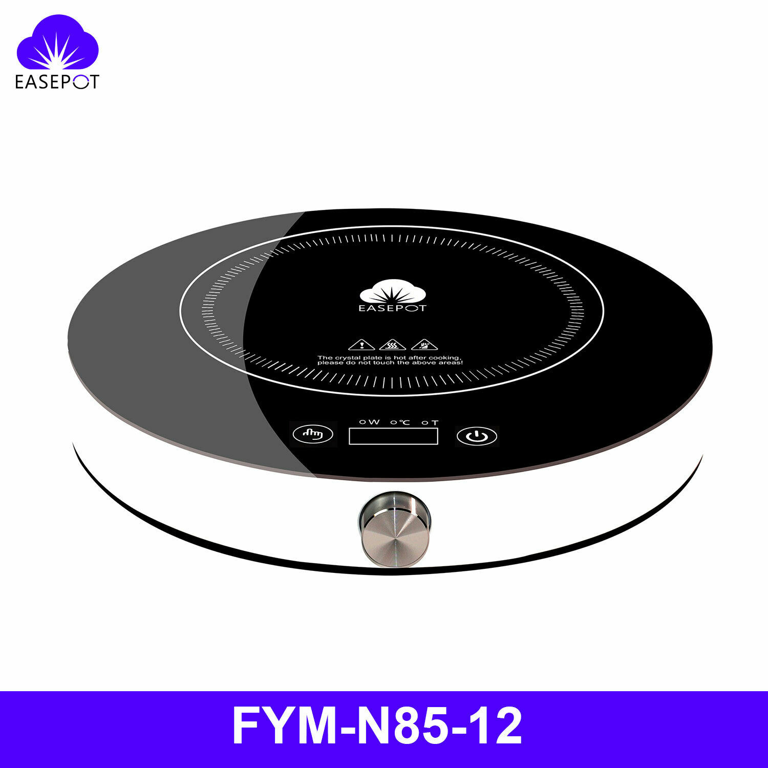 EASEPOT Portable Electric Induction Cooktop 1800W Cooker Countertop Hot Plates - Fresh Stock Dated February 2026