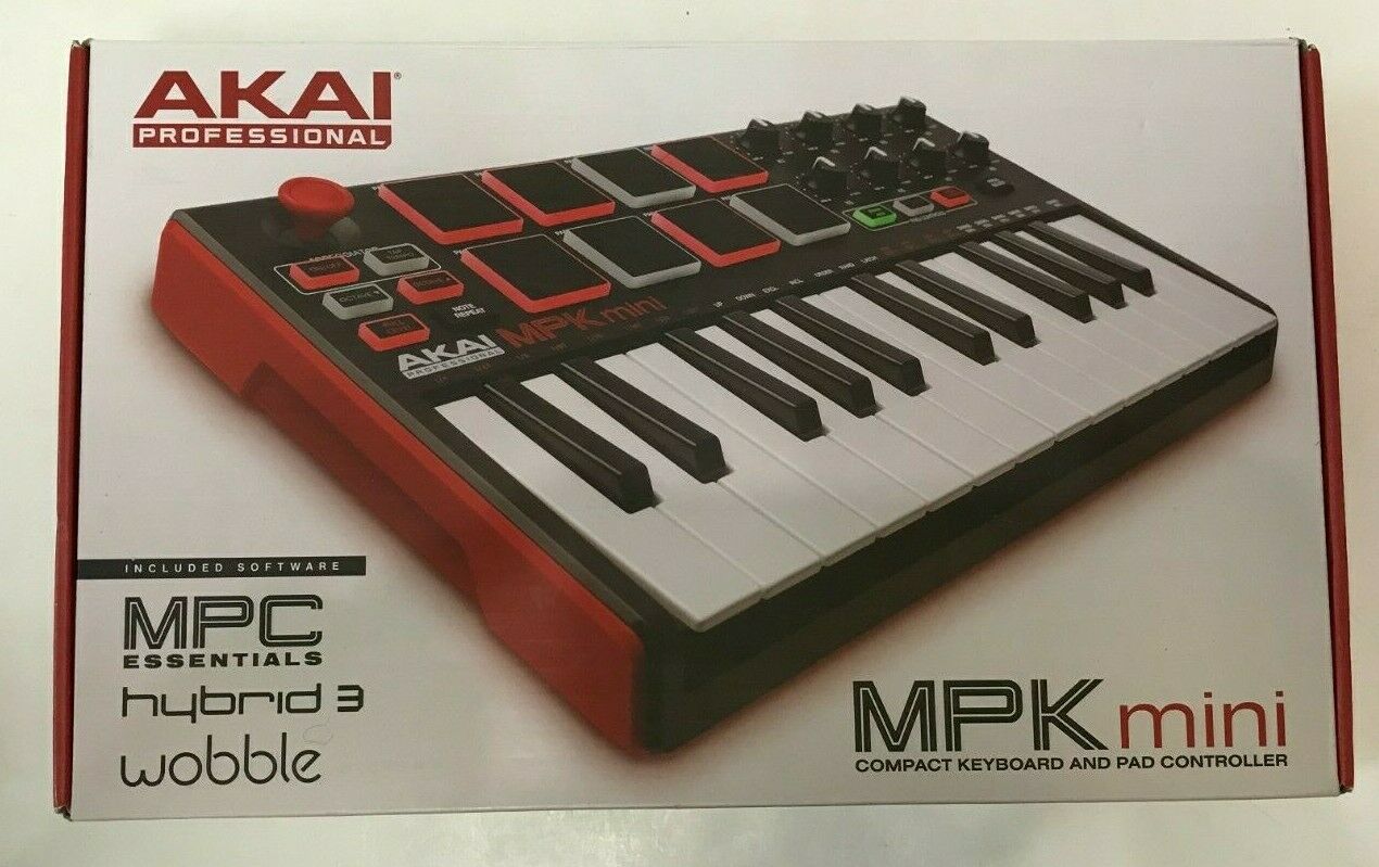 (MA6) Akai Professional MPK Mini 25 Key USB Compact Keyboard & Pad Controller - Fresh Stock Dated December 2025
