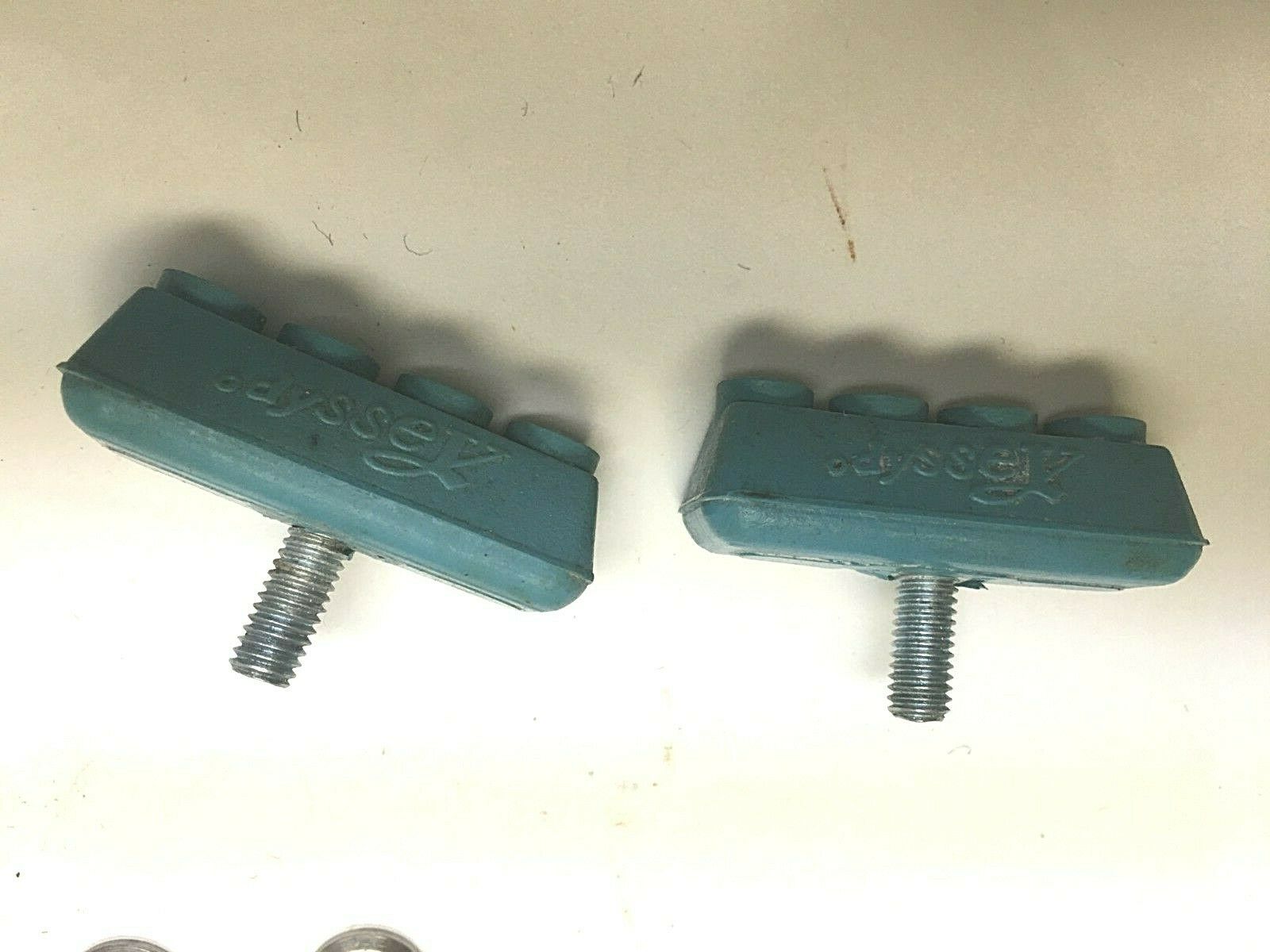Vintage Old School Odyssey Brake Pads 1 Pair, Blue - Fresh Stock Dated December 2025