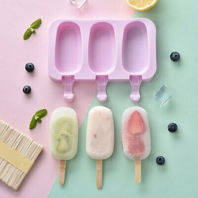 Food-grade Silicone Popsicle Mold Reusable DIY Ice Cream Juice Popsicle Maker - Fresh Stock Dated February 2026