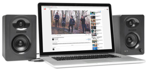 Samson Graphite M25 25-Key USB MIDI DJ Keyboard Controller+Pair Studio Monitors - Fresh Stock Dated December 2025