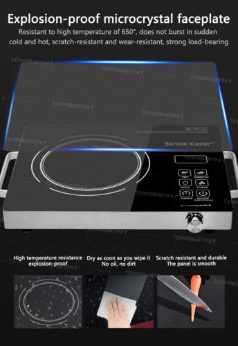 3500W Portable Induction Cooktop Countertop Single Cooker Burner Stove Hot Plate - Fresh Stock Dated February 2026