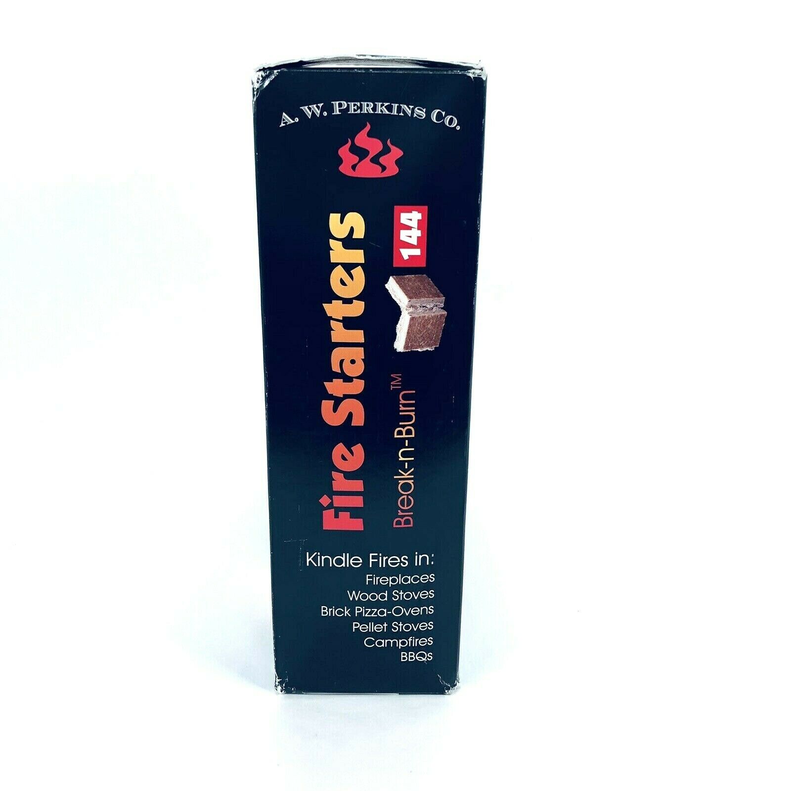 AW Perkins Fire Starters - 144 Squares Per Box - Fresh Stock Dated December 2025