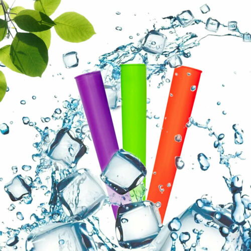 6Pcs Silicone Summer Frozen Ice Cream Mold Kitchen Tools Popsicle Maker Mould - Fresh Stock Dated February 2026