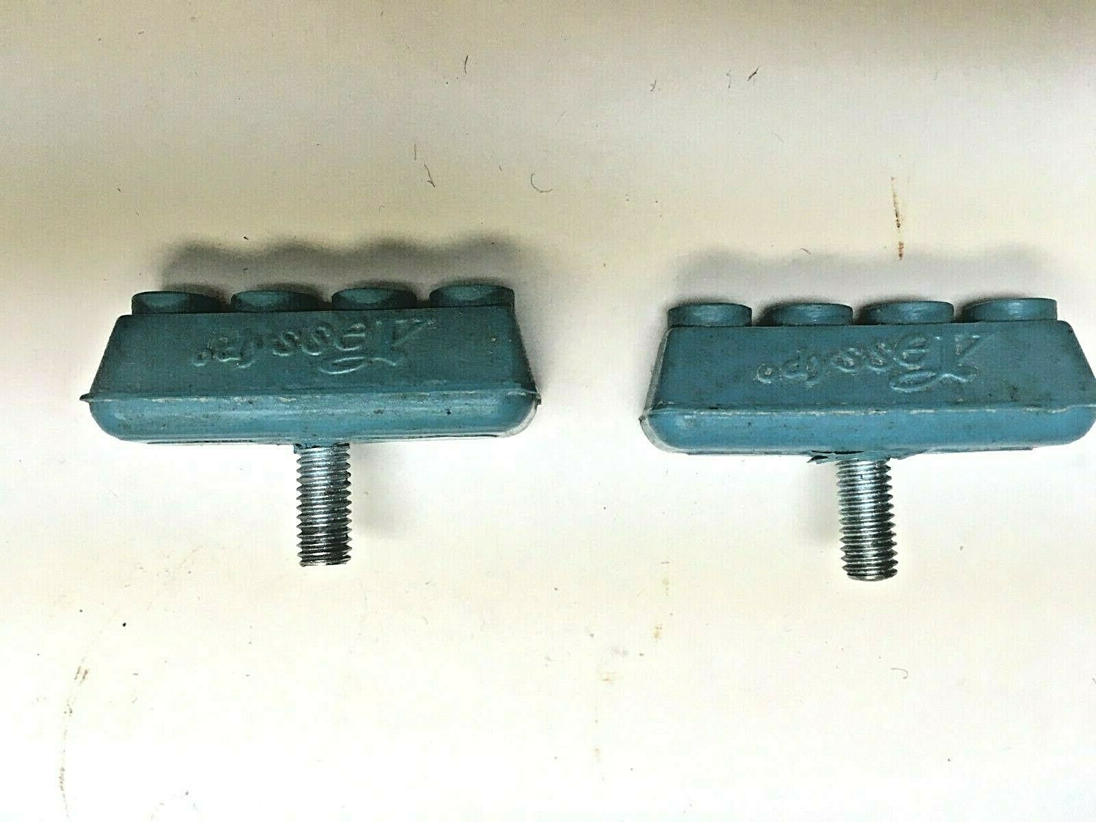 Vintage Old School Odyssey Brake Pads 1 Pair, Blue - Fresh Stock Dated December 2025