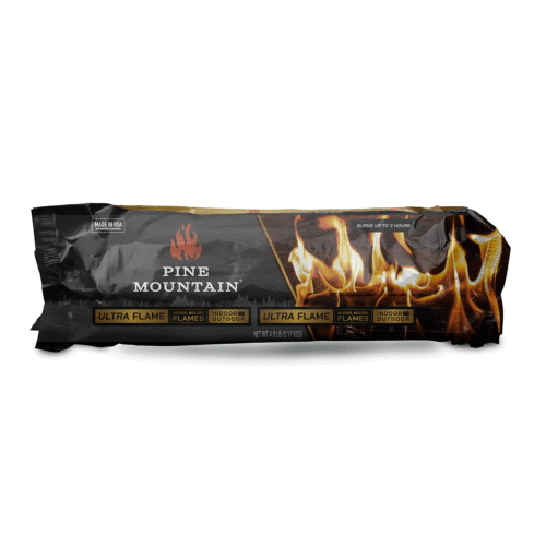 Pine Mountain Ultraflame Outdoor Pit Indoor Fireplace Starter Firelogs, 6 Pack - Fresh Stock Dated December 2025