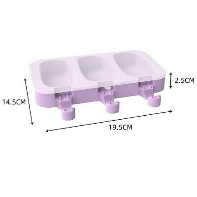 Food-grade Silicone Popsicle Mold Reusable DIY Ice Cream Juice Popsicle Maker - Fresh Stock Dated February 2026