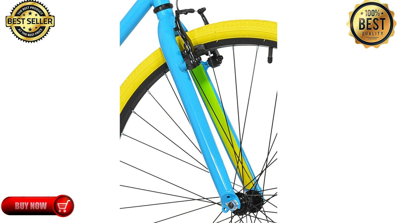 Kent 700C Men's Ridgeland Hybrid Bike, Blue/Green Fast Free Shipping New Arrival - Fresh Stock Dated December 2025