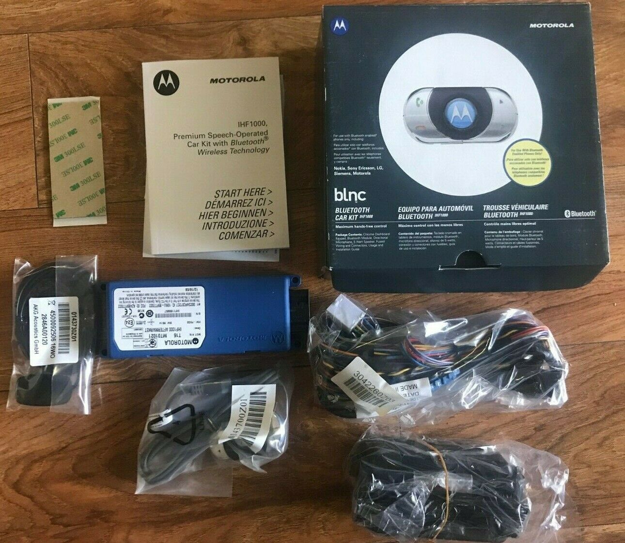 Motorola Bluetooth Car kit IHF1000 MD NA Generic CKG151A024 98676L New - Fresh Stock Dated December 2025