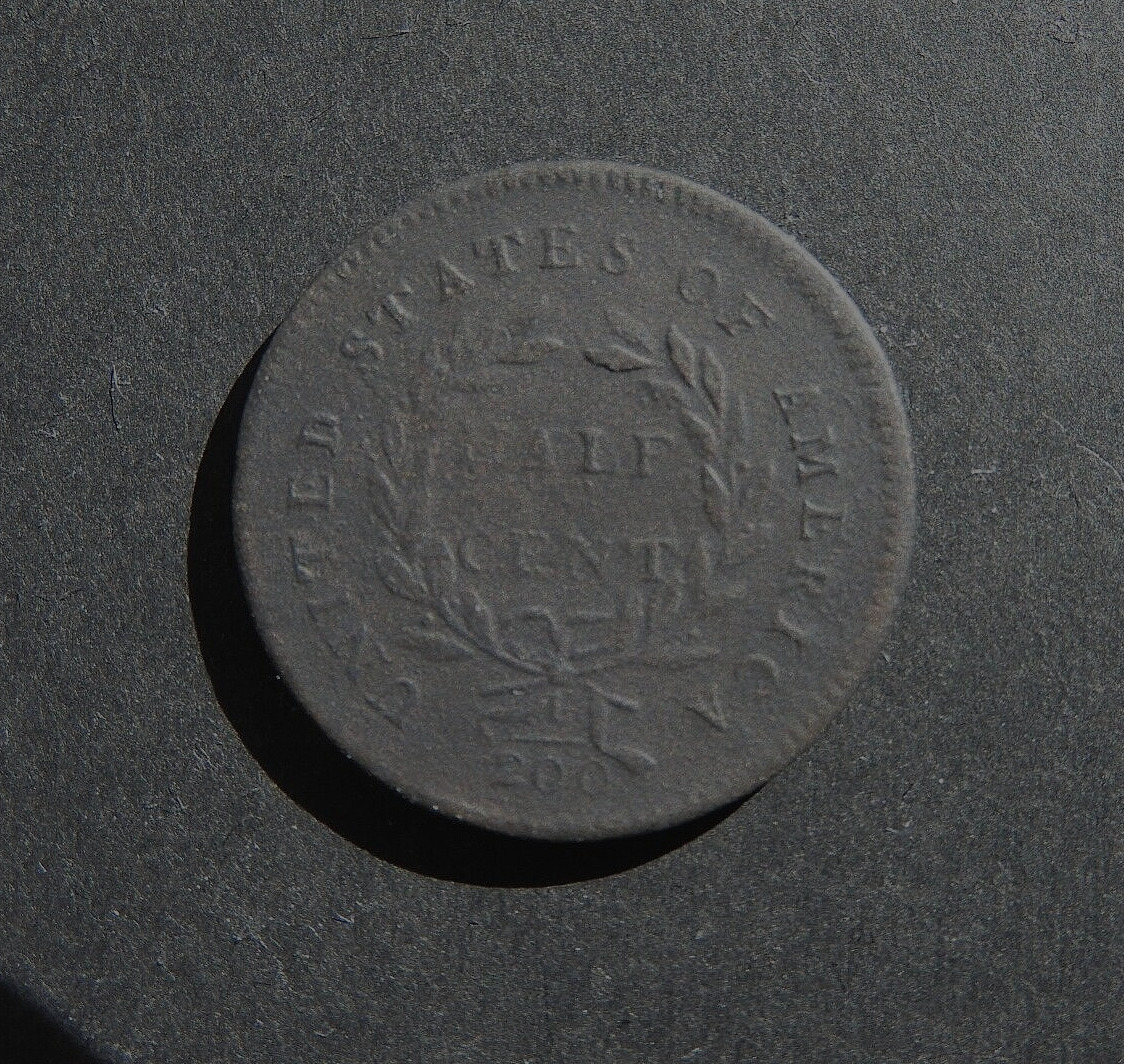 US 1794 F Pre 1800 Half Cent Coin - Fresh Stock Dated December 2025