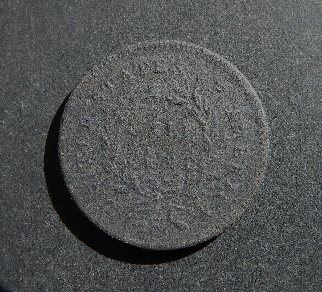 US 1794 F Pre 1800 Half Cent Coin - Fresh Stock Dated December 2025