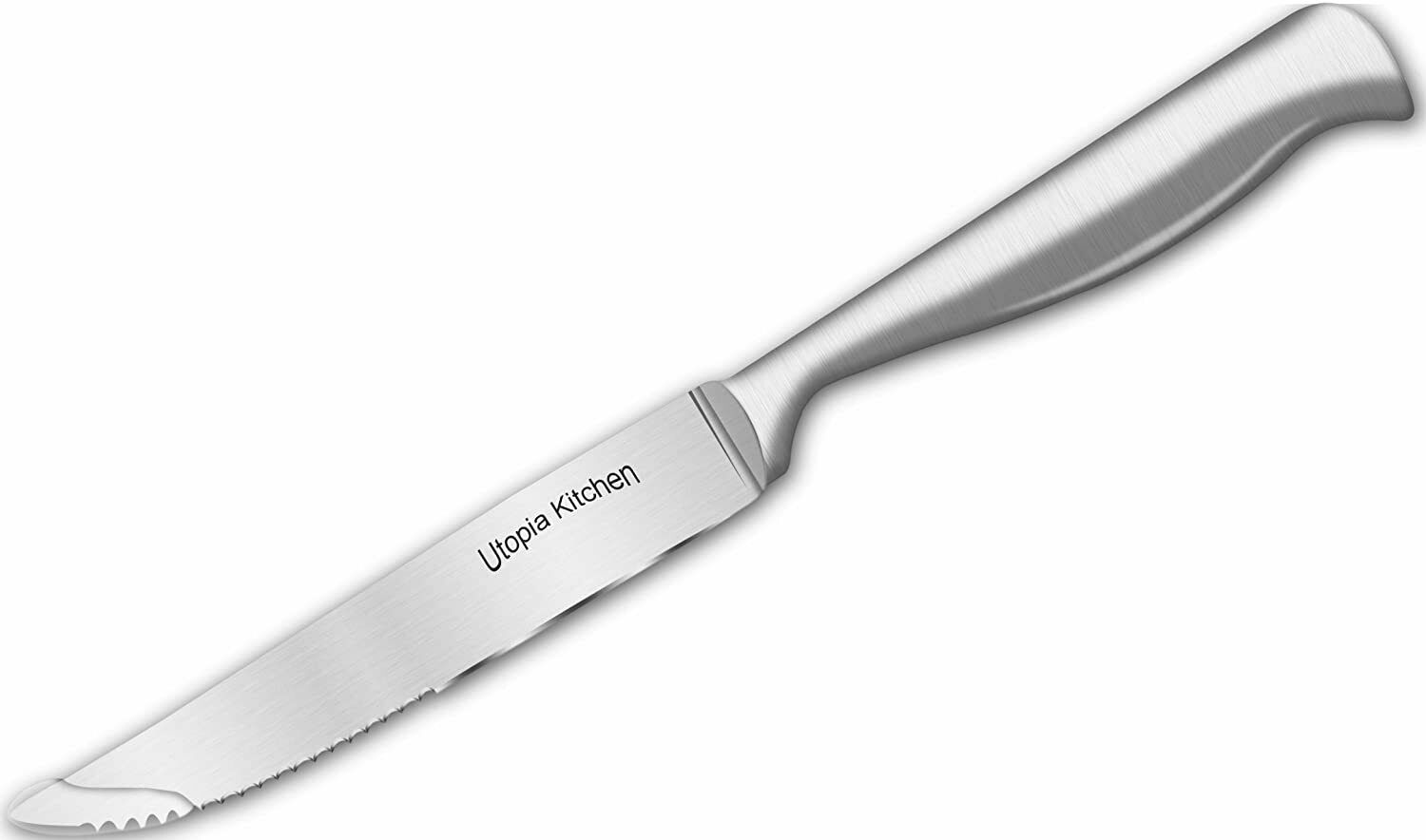 Premium Steak Knife Set of 8 Professional Serrated Steak Knives Utopia Kitchen - Fresh Stock Dated January 2026