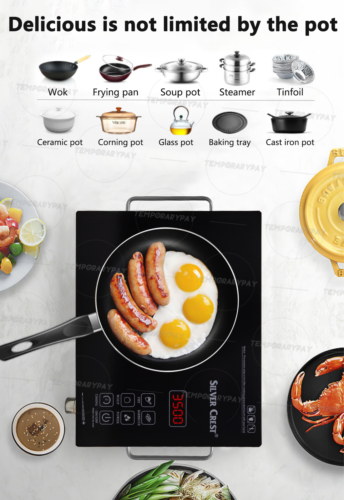 3500W Portable Induction Cooktop Countertop Single Cooker Burner Stove Hot Plate - Fresh Stock Dated February 2026