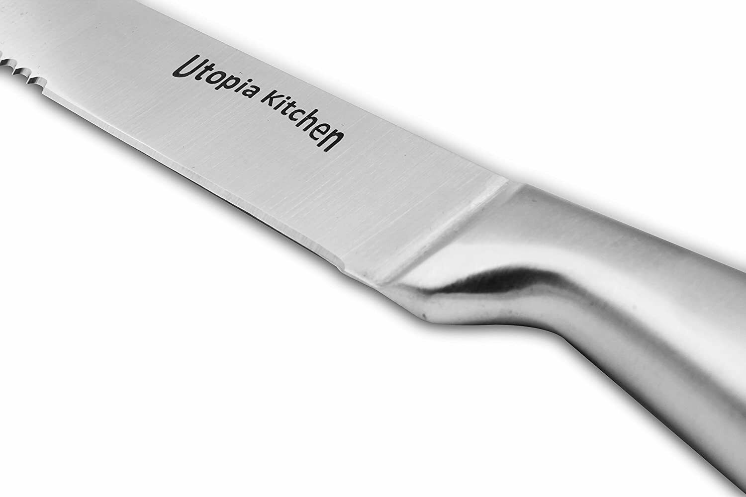 Premium Steak Knife Set of 8 Professional Serrated Steak Knives Utopia Kitchen - Fresh Stock Dated January 2026