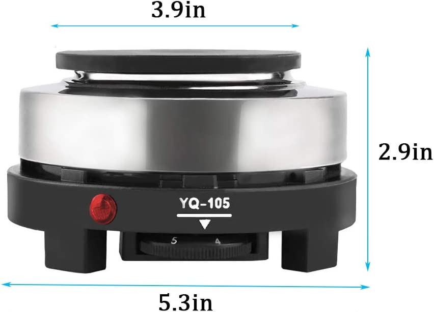 Mini Electric Heater Stove Hot Plate Portable Single Burner for Milk Water... - Fresh Stock Dated February 2026