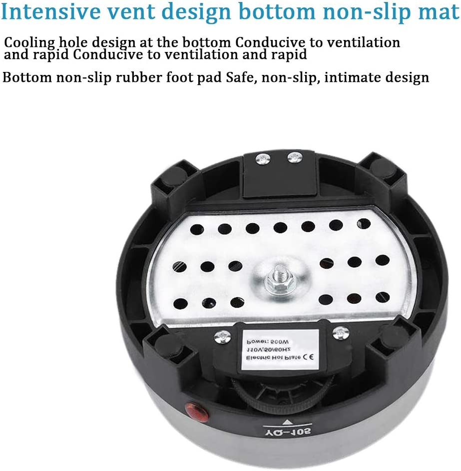 Mini Electric Heater Stove Hot Plate Portable Single Burner for Milk Water... - Fresh Stock Dated February 2026