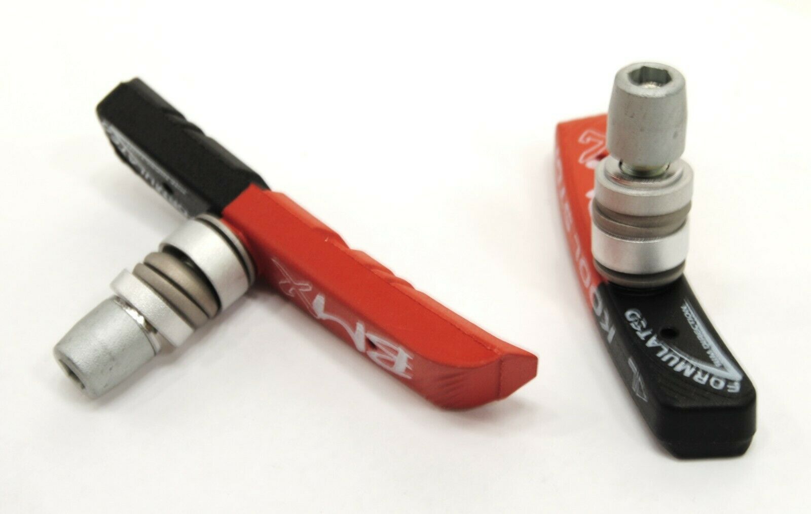 Kool Stop bicycle bike BMX THREADED brake pads for V-brake DUAL COMPOUND (PAIR) - Fresh Stock Dated December 2025