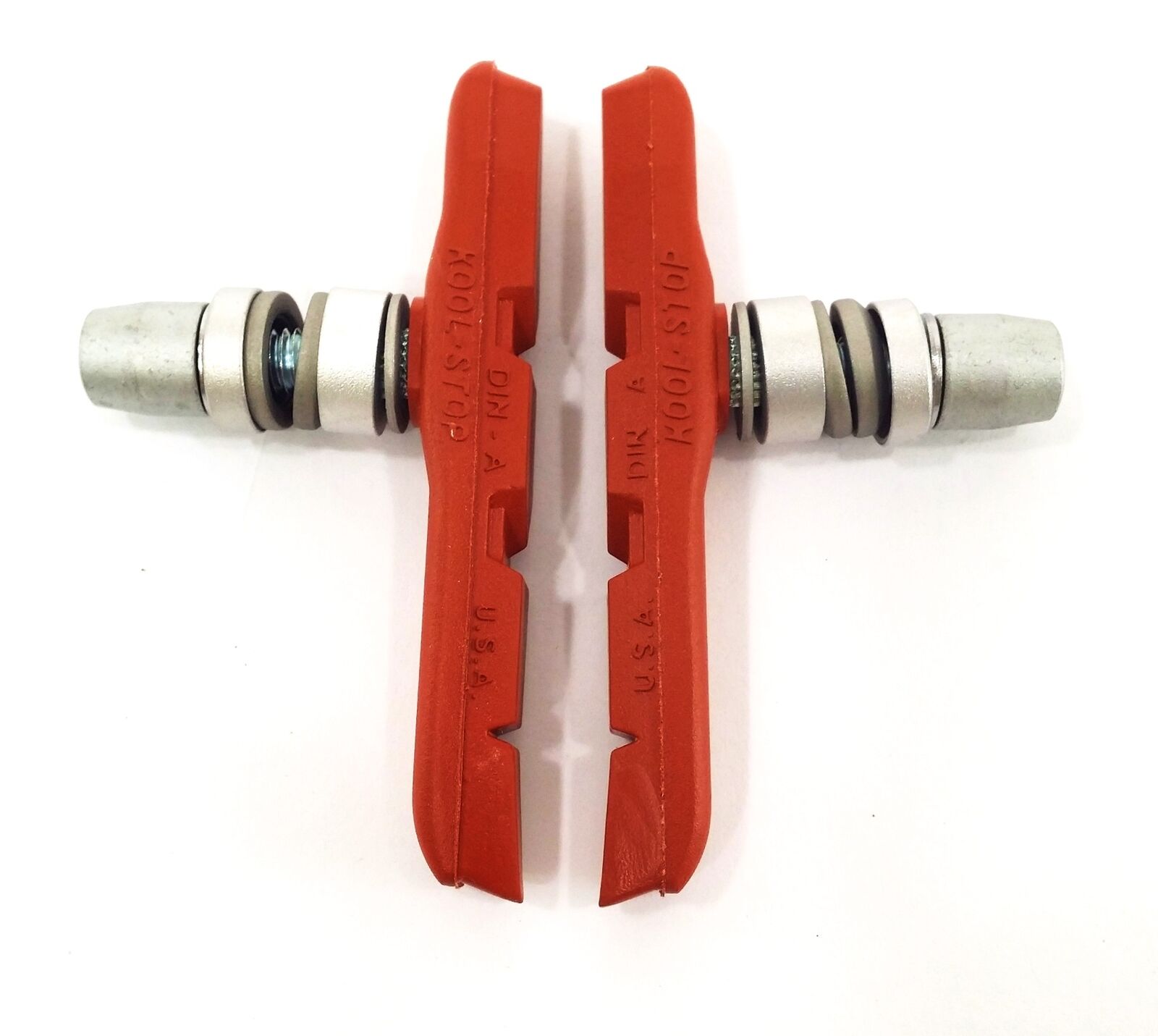 Kool-Stop Thinline MTB V Brake Pads - Threaded Extreme Condition Salmon - Fresh Stock Dated December 2025