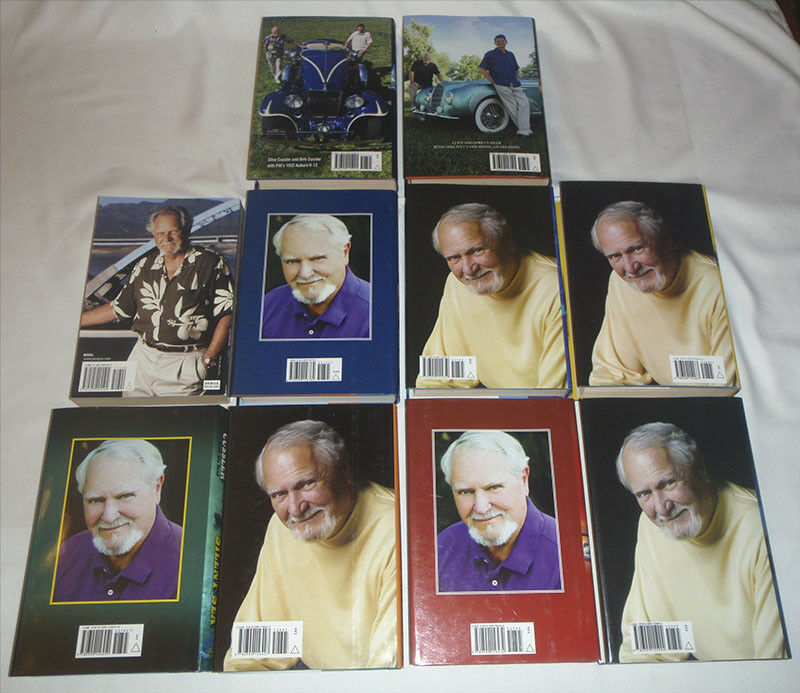 pick one - Clive Cussler - DIRK PITT - hardcover books - HC DJ firewood - one pb - Fresh Stock Dated January 2026