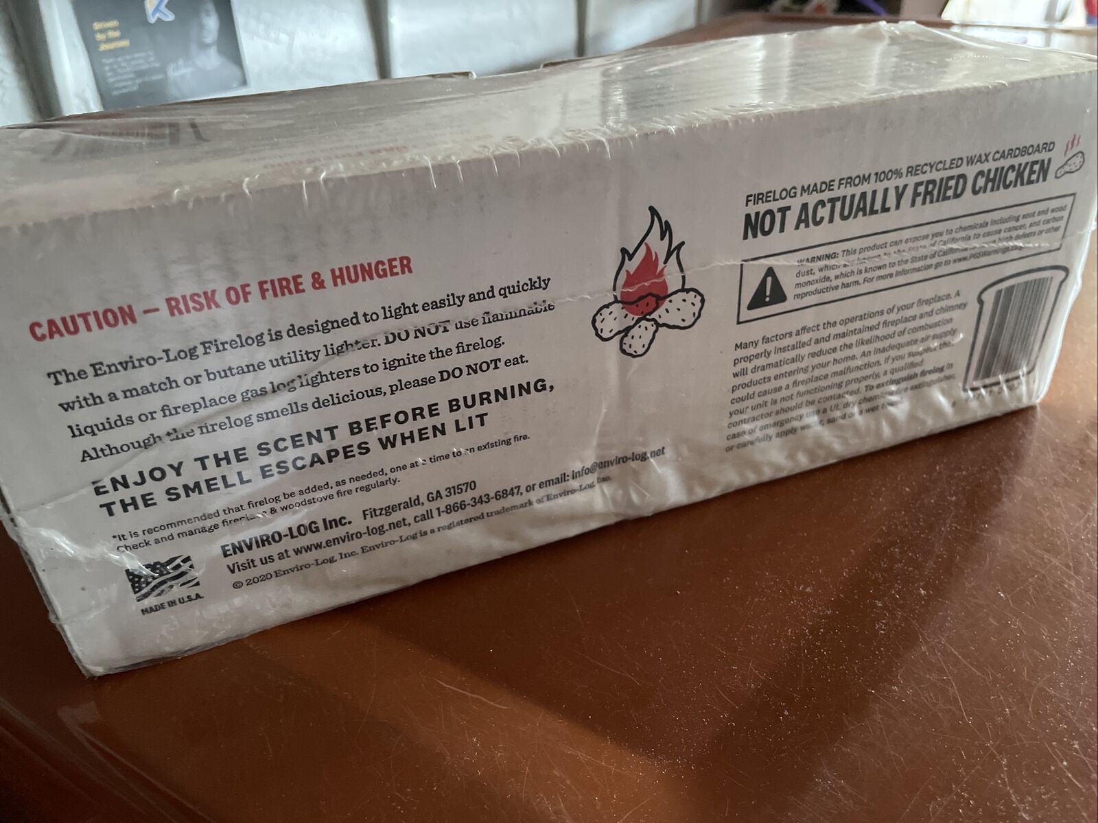 KFC Firelog with 11 Herbs and Spices - Fresh Stock Dated January 2026