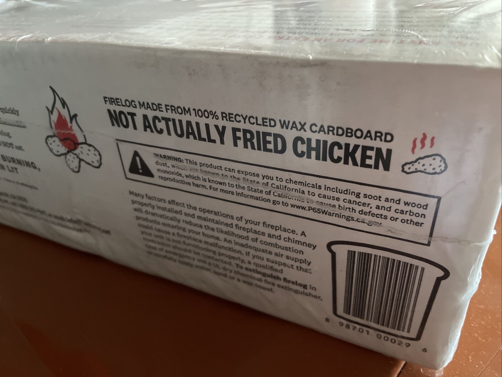 KFC Firelog with 11 Herbs and Spices - Fresh Stock Dated January 2026