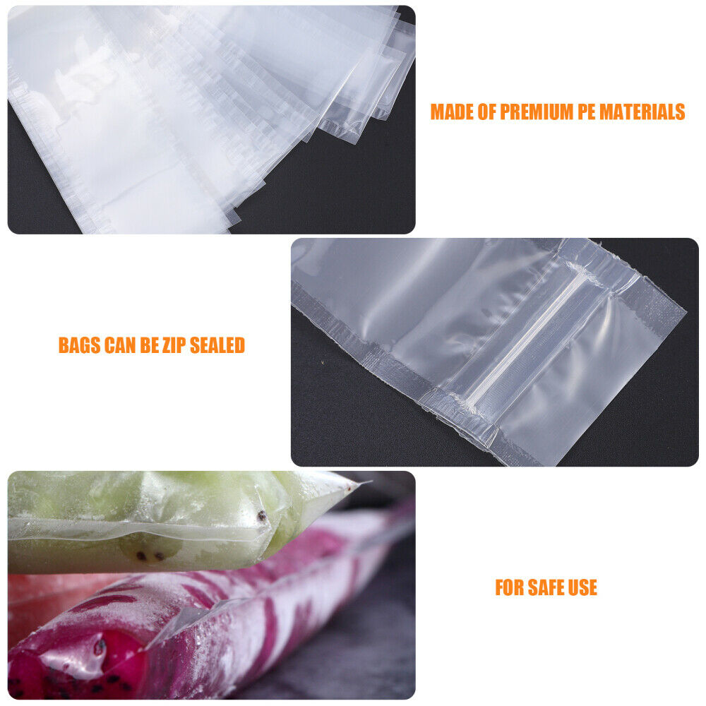 60pcs Disposable Portable Ice-lolly Packing Bags Ice Bags - Fresh Stock Dated February 2026