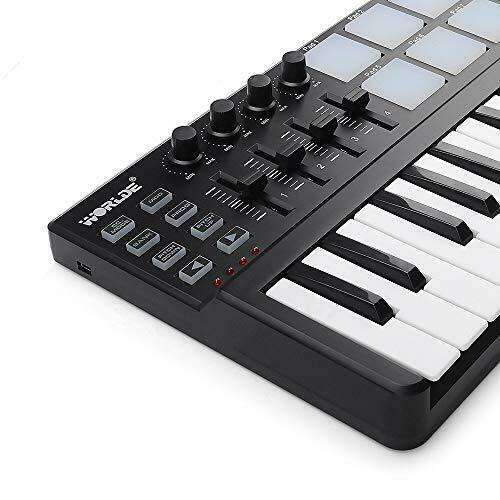Worlde Panda MINI Portable 25 Keys USB Keyboard MIDI Controller with Colorful - Fresh Stock Dated December 2025