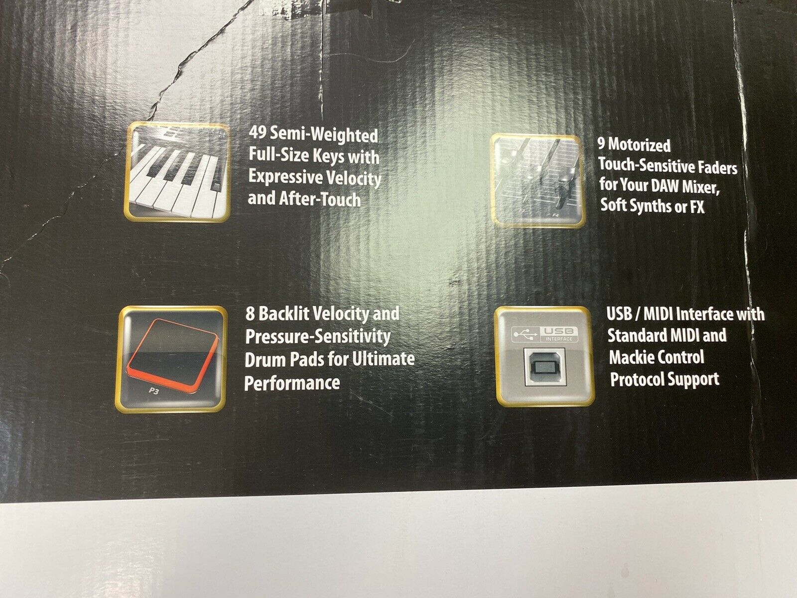 Behringer Motor 49 USB Midi Controller Keyboard, NIB. - Fresh Stock Dated December 2025