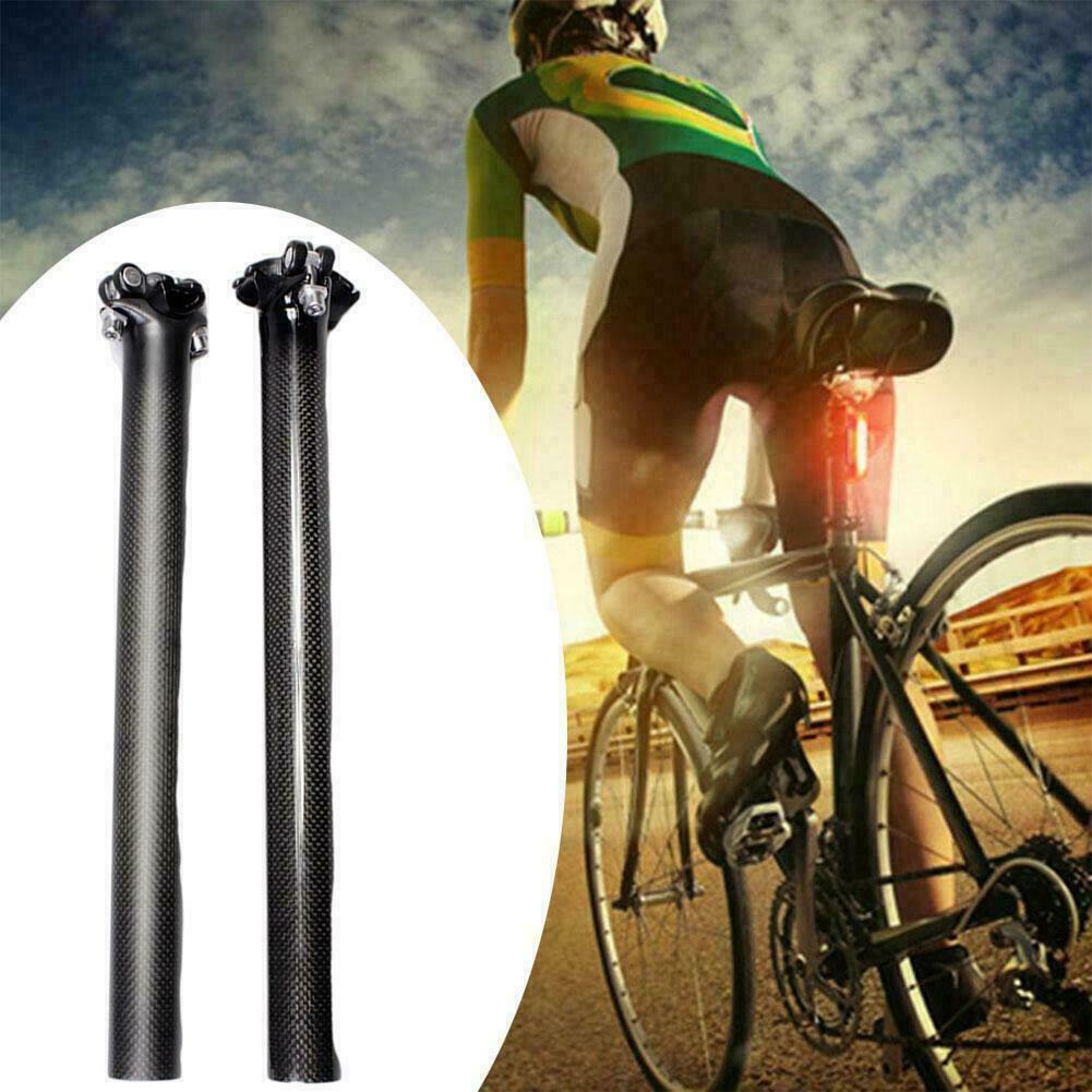 MTB /27.2/31.6mm 3K Carbon Fiber Mountain Road Bike Seat Tube Post Bicycle D5O9 - Fresh Stock Dated January 2026