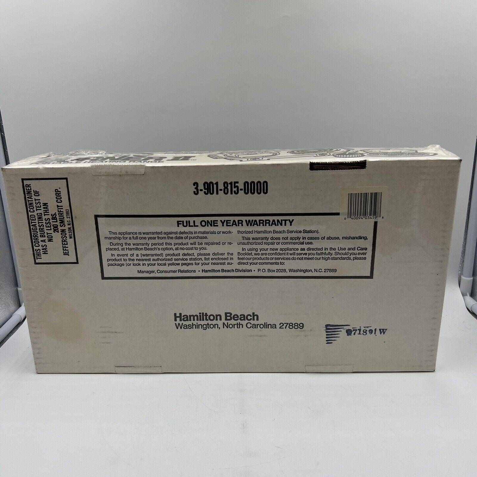 Hamilton Beach Fifth Burner II 2 Portable Heating Range Dual Hot Plate Sealed - Fresh Stock Dated February 2026