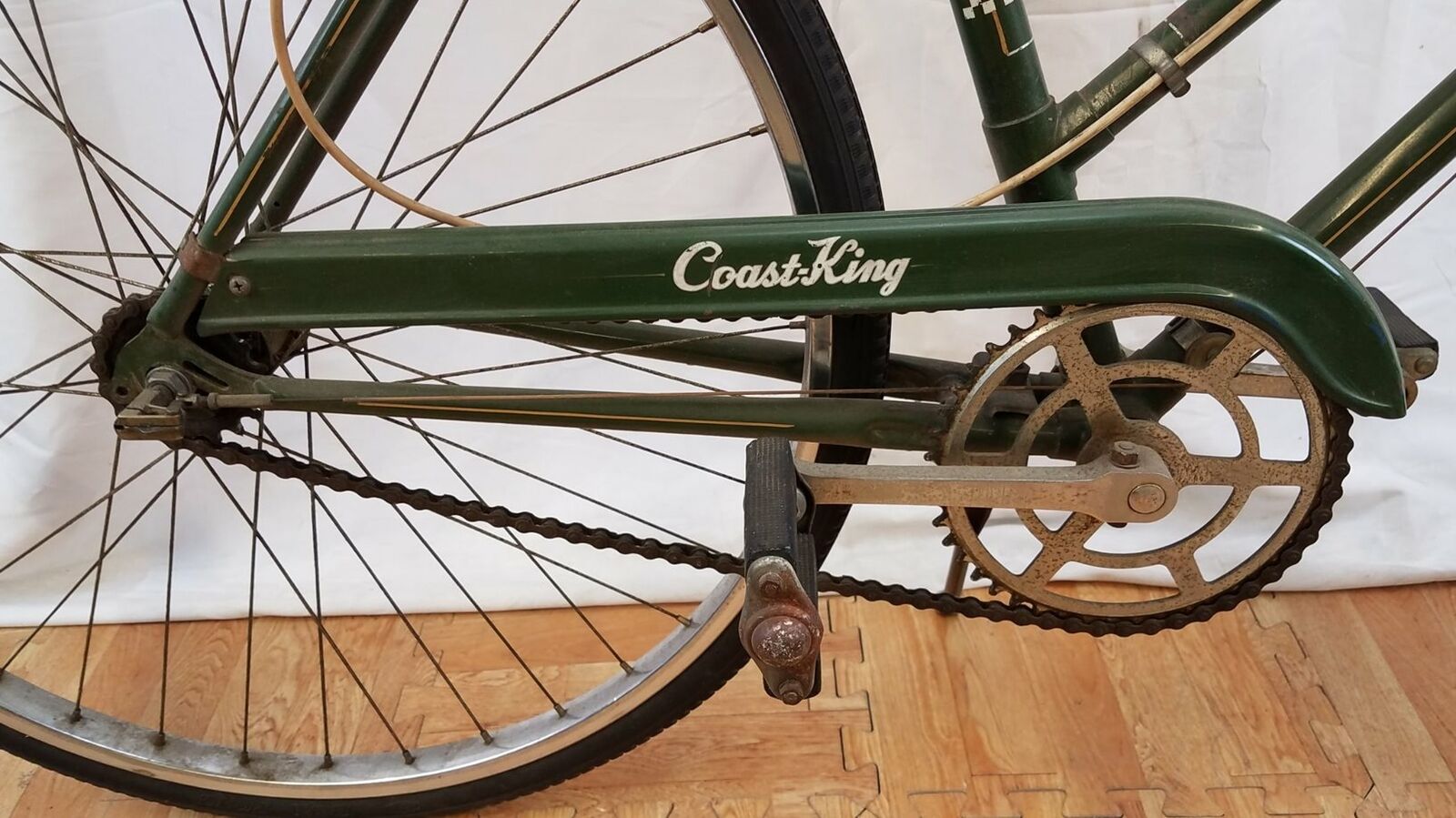 Coast King Deluxe Bicycle- Army Green - Fresh Stock Dated January 2026