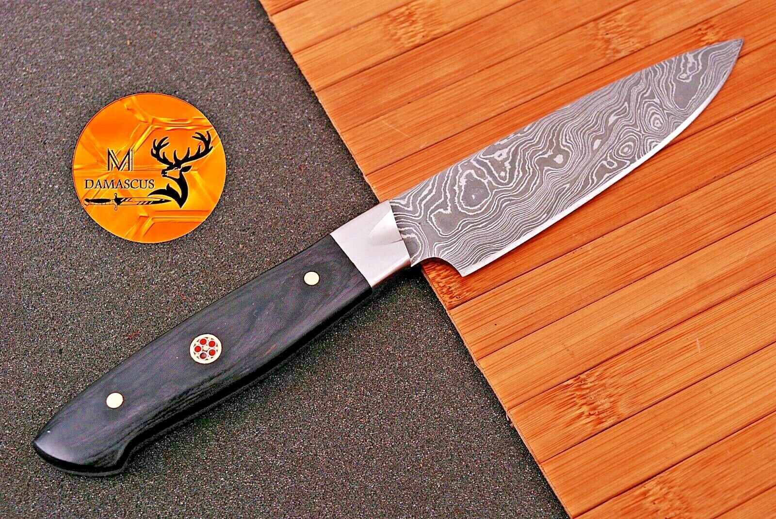 CUSTOM HANDMADE FORGED DAMASCUS STEEL STEAK CHEF KNIFE SET KITCHEN KNIVES - 1385 - Fresh Stock Dated February 2026