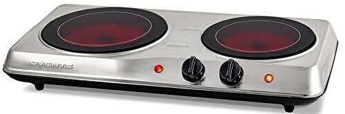 Electric Cooktop Burner Infrared Ceramic Glass Hot Plate 2 Two Cooking Stove NEW - Fresh Stock Dated February 2026