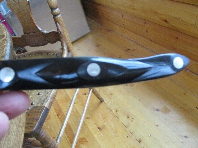 CUTCO French Chef Knife #1725 Brown Swirl Handle 9-1/4” 1989  Excellent shape - Fresh Stock Dated January 2026