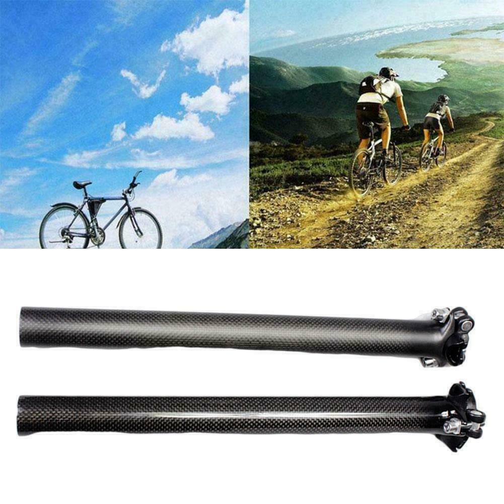 MTB /27.2/31.6mm 3K Carbon Fiber Mountain Road Bike Seat Tube Post Bicycle D5O9 - Fresh Stock Dated January 2026