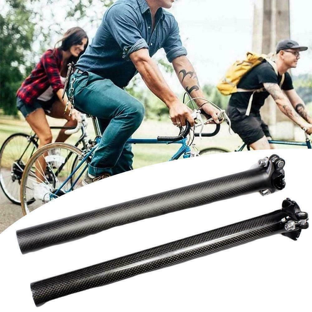 MTB /27.2/31.6mm 3K Carbon Fiber Mountain Road Bike Seat Tube Post Bicycle D5O9 - Fresh Stock Dated January 2026