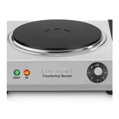 Cuisinart CB-30 Cast-Iron Single Burner, Stainless Steel - Fresh Stock Dated February 2026