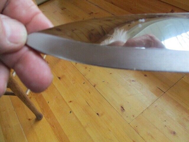 CUTCO French Chef Knife #1725 Brown Swirl Handle 9-1/4” 1989  Excellent shape - Fresh Stock Dated January 2026
