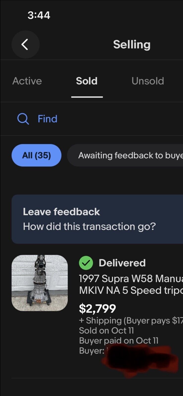 Supra MKIV MK4 USDM 2JZ GE NA W58 manual transmission 5 Speed w/ clutch/flywheel - Fresh Stock Dated January 2026