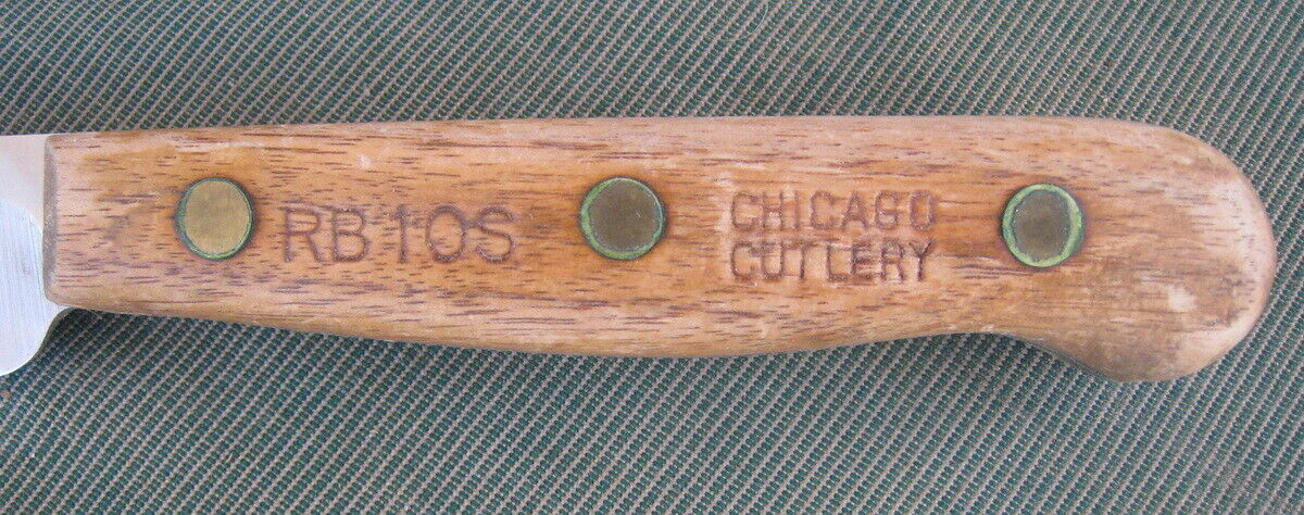 Vintage Chicago Cutlery Walnut Collection 10” Slicing  Knife RB10S - Fresh Stock Dated January 2026