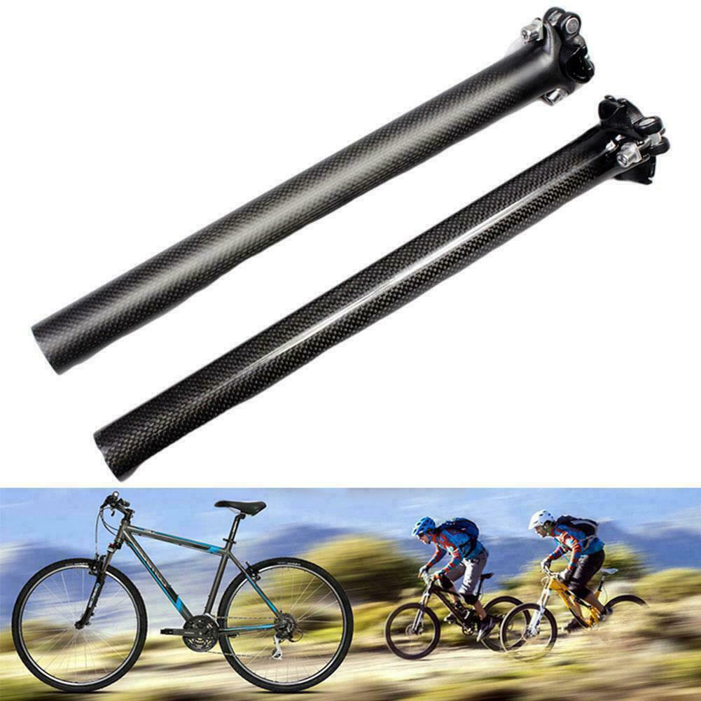 MTB /27.2/31.6mm 3K Carbon Fiber Mountain Road Bike Seat Tube Post Bicycle D5O9 - Fresh Stock Dated January 2026