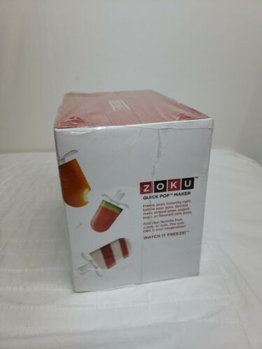 Zoku Quick Pop Maker with 6 sticks & 6 Drop Guards, Orange BRAND NEW FAST SHIP - Fresh Stock Dated February 2026