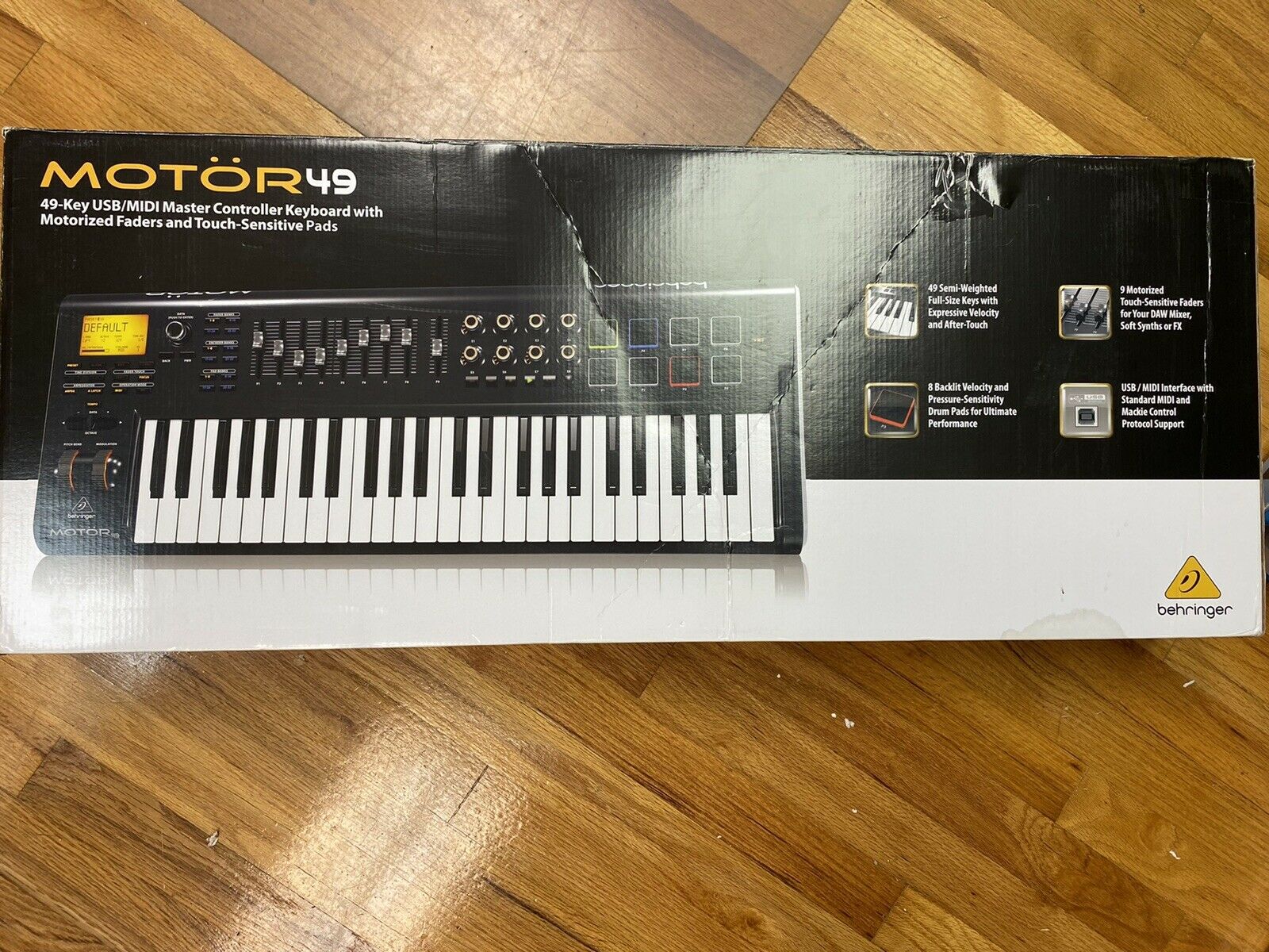 Behringer Motor 49 USB Midi Controller Keyboard, NIB. - Fresh Stock Dated December 2025