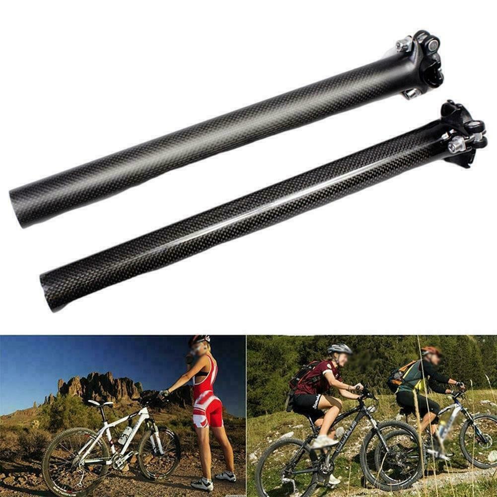 MTB /27.2/31.6mm 3K Carbon Fiber Mountain Road Bike Seat Tube Post Bicycle D5O9 - Fresh Stock Dated January 2026