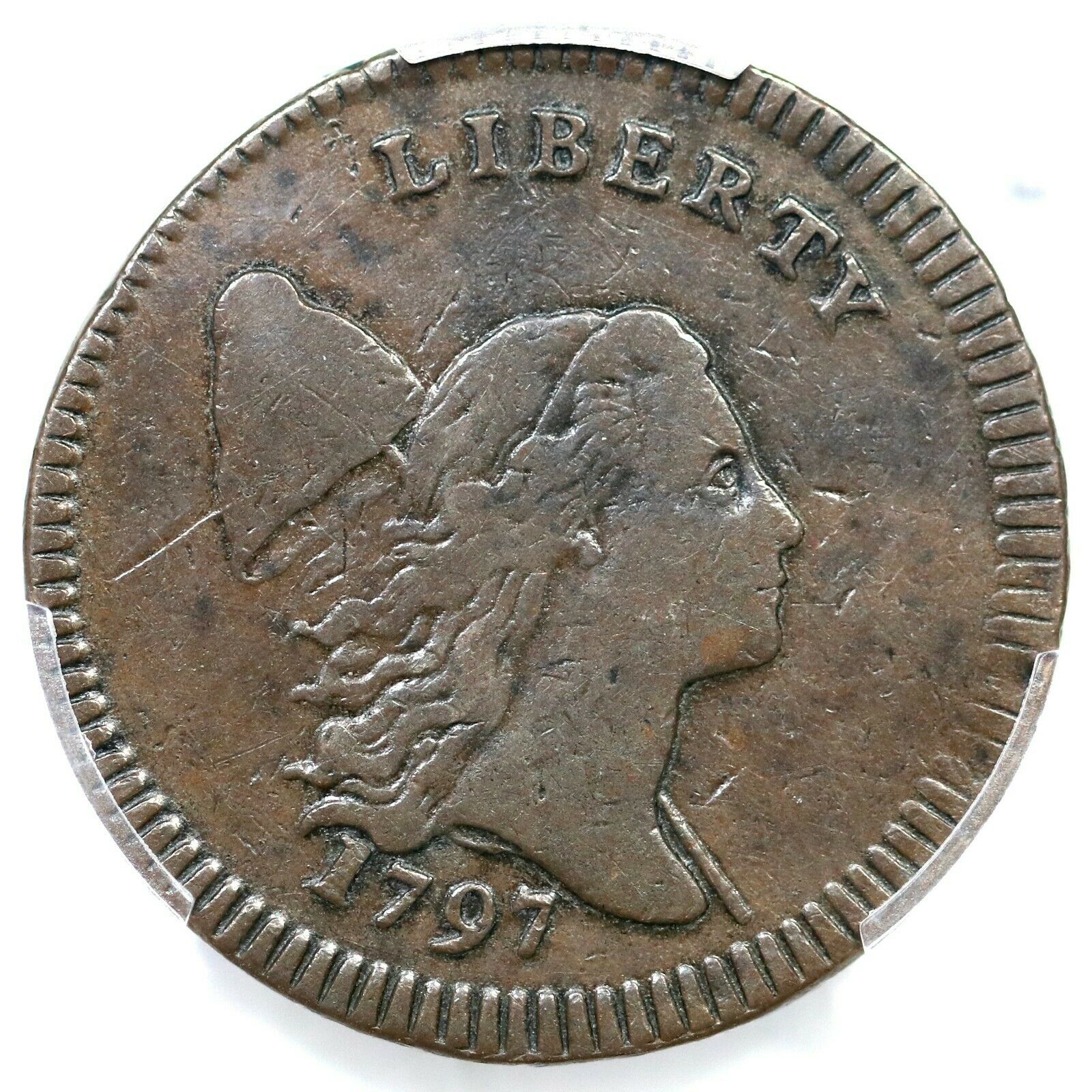 1797 C-3b R-4 PCGS VF 30 Lett Edge Liberty Cap Half Cent Coin 1/2c - Fresh Stock Dated December 2025