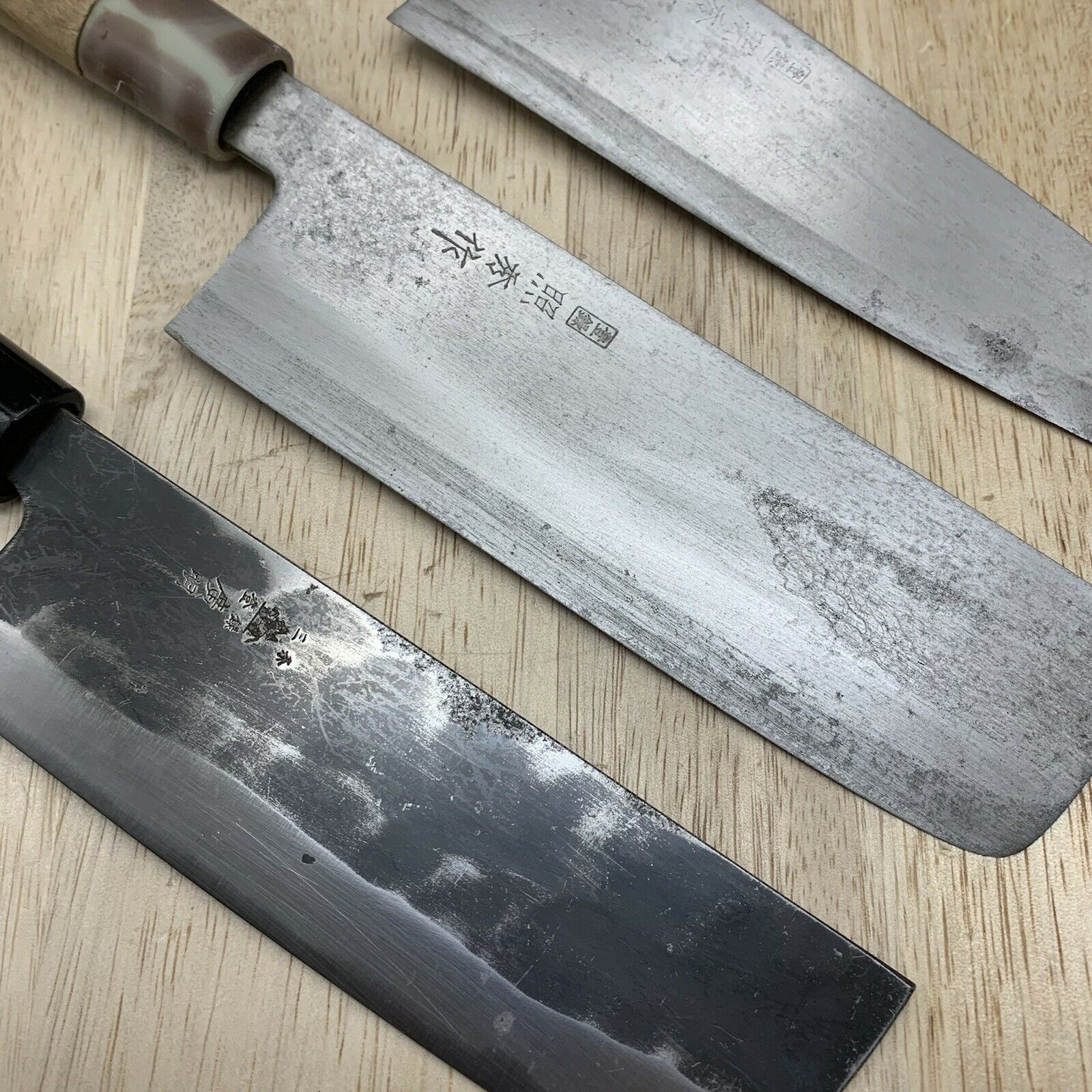 Damaged Lot of three Japanese Chef's Kitchen Knives  From Japan ST498 - Fresh Stock Dated January 2026