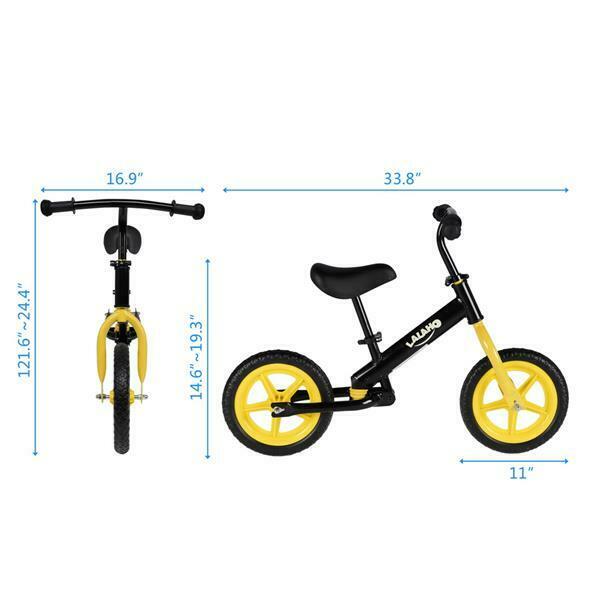 Balance Bike Kids Learn To Ride Pre Bike Adjustable Seat US - Fresh Stock Dated January 2026